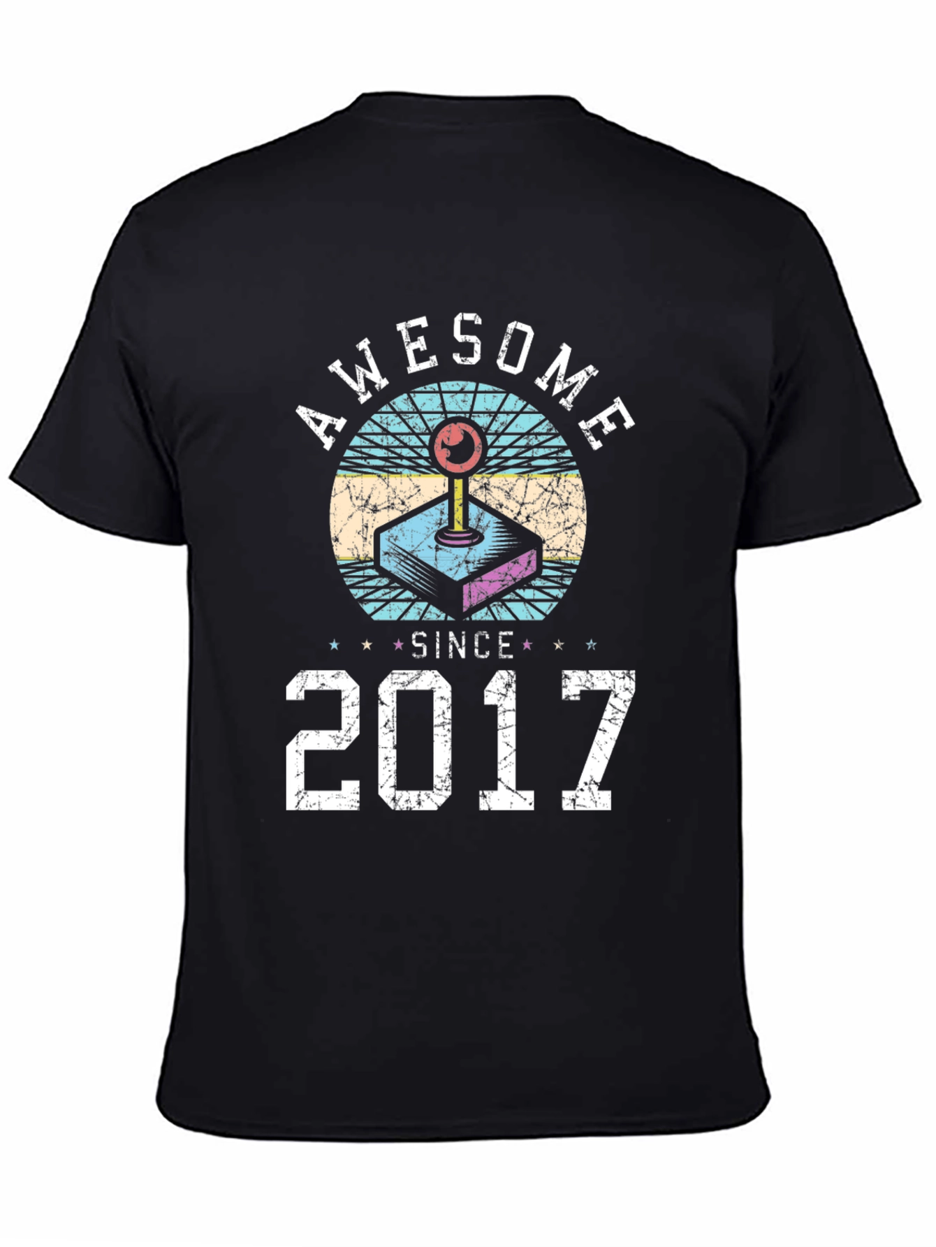Awesome Since 2017 Retro Gaming T-Shirt