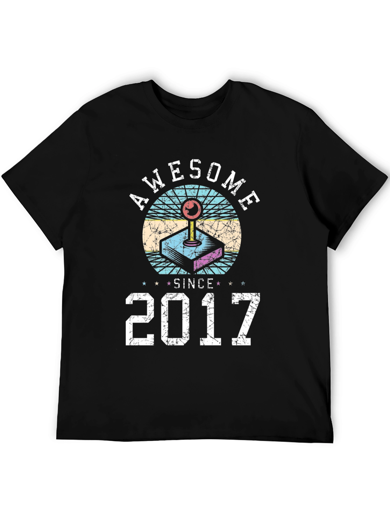 Awesome Since 2017 Retro Gaming T-Shirt