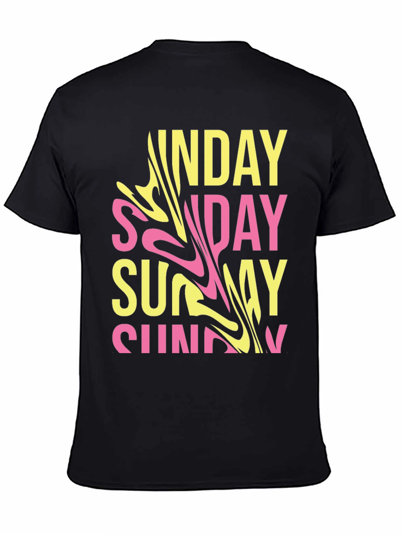 Trendy Sunday Graphic T-Shirt - Casual Wear