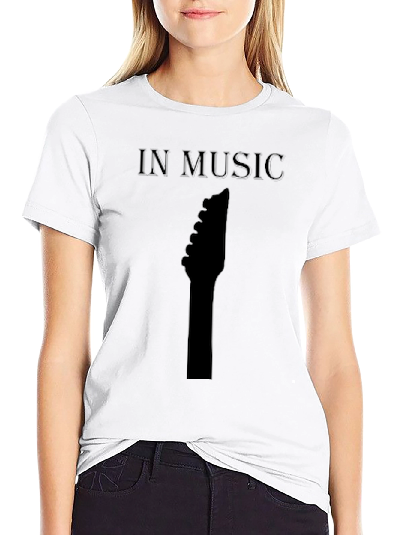 Guitar Lover Black T-Shirt