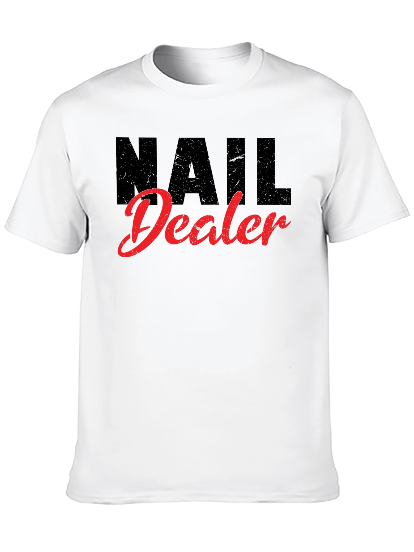 Nail Dealer Graphic T-Shirt - Black Cotton Blend Tee