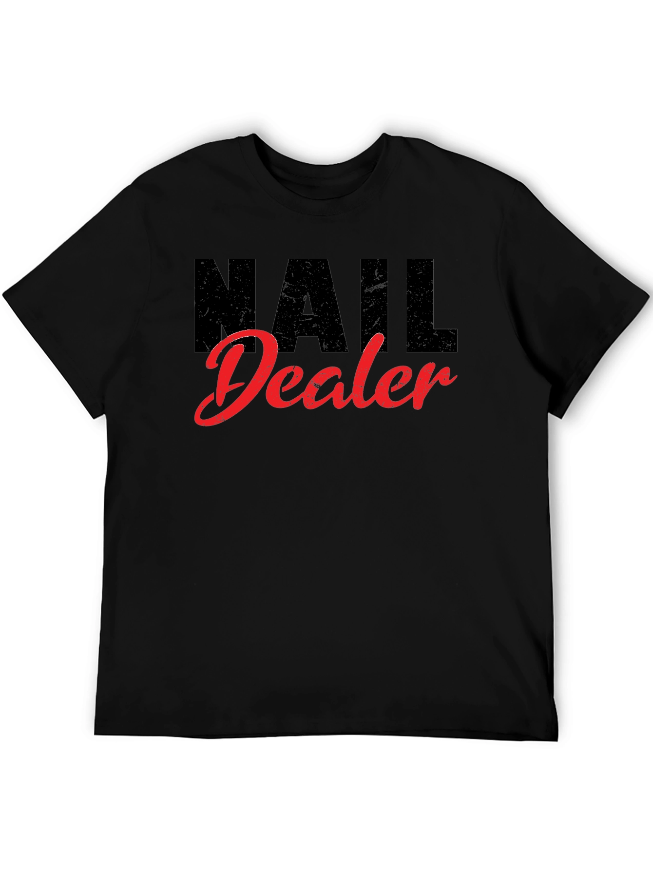 Nail Dealer Graphic T-Shirt - Black Cotton Blend Tee