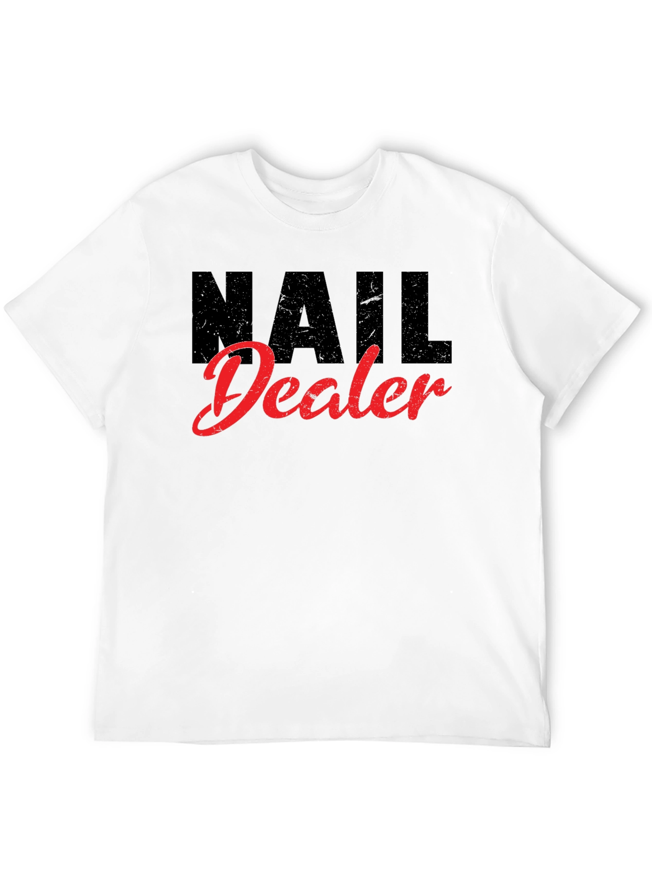 Nail Dealer Graphic T-Shirt - Black Cotton Blend Tee