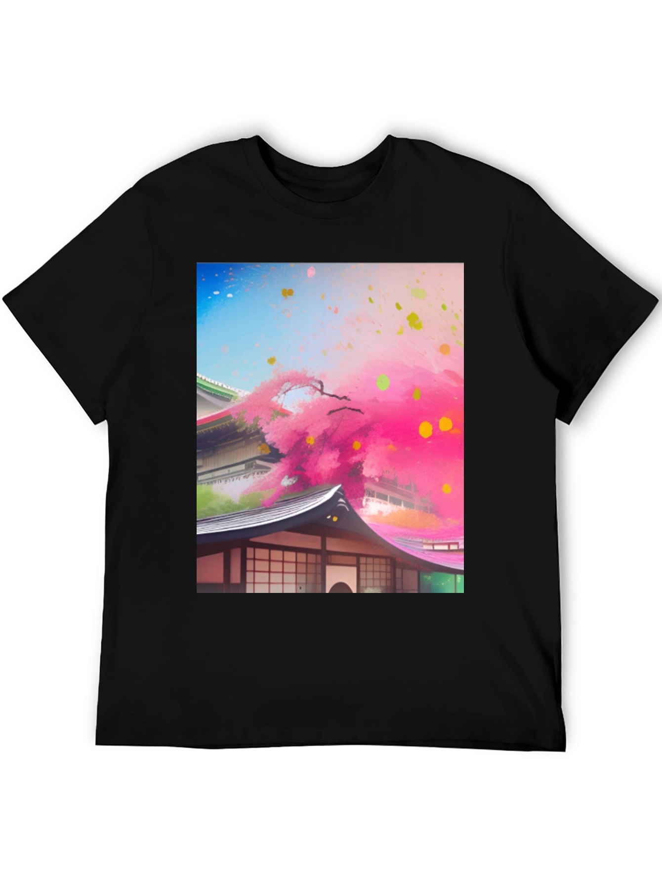 Japanese Blossom Tee - Artistic Design