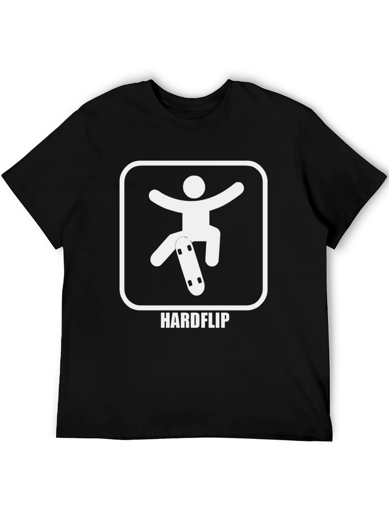 Hardflip Skateboarder Graphic Tee - Black Cotton T-Shirt