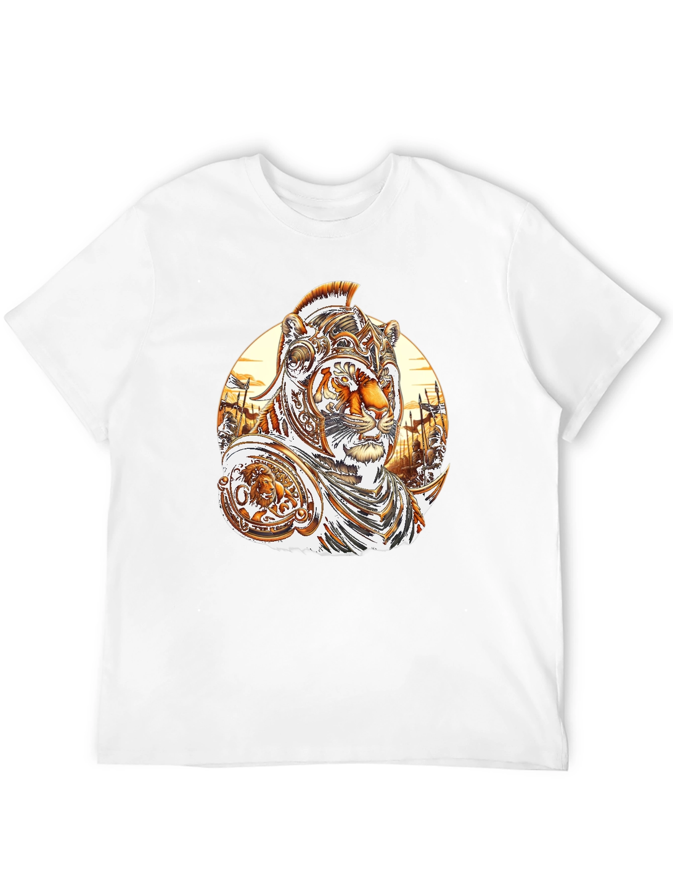 Tiger Gladiator Graphic Tee - Black