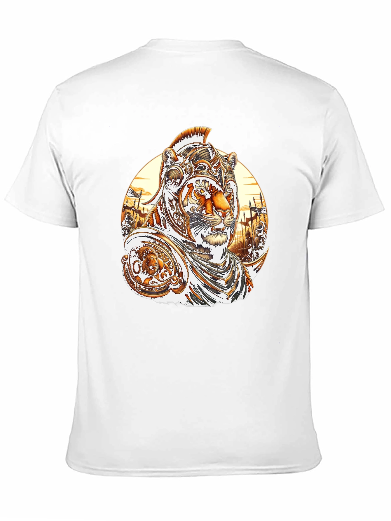 Tiger Gladiator Graphic Tee - Black