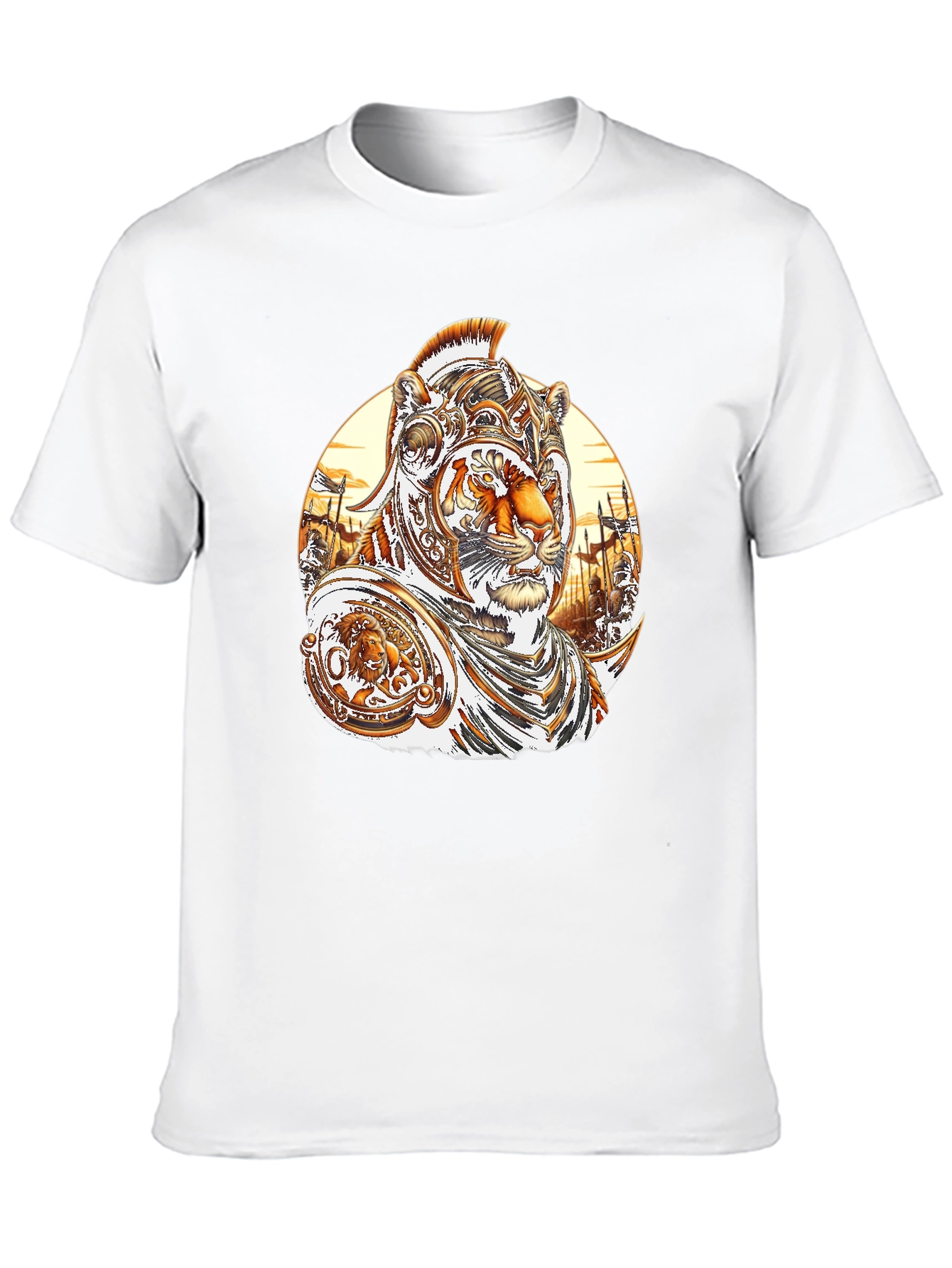 Tiger Gladiator Graphic Tee - Black