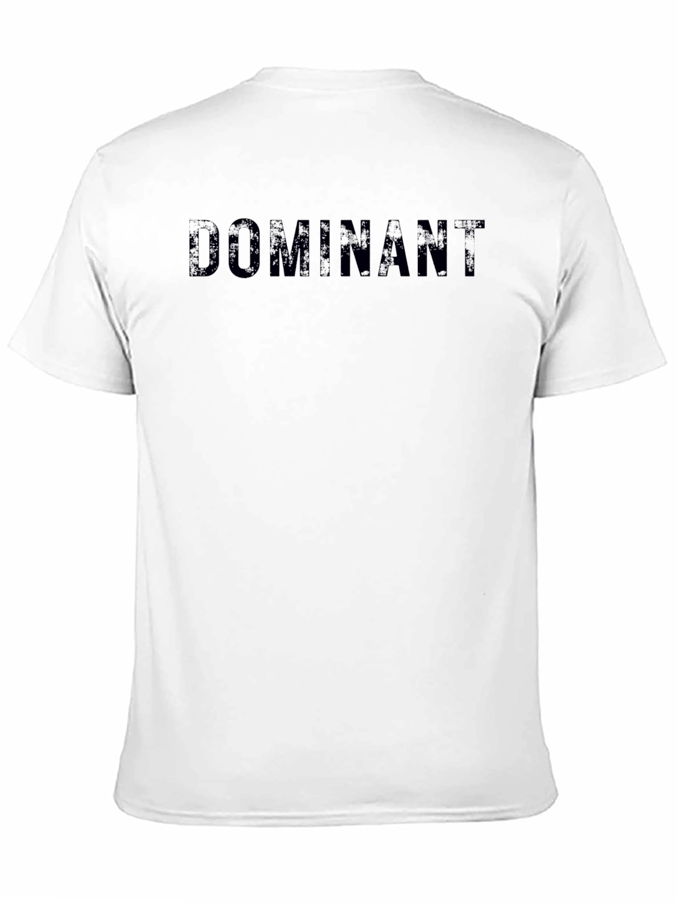 Dominant Black T-Shirt Casual Streetwear Style