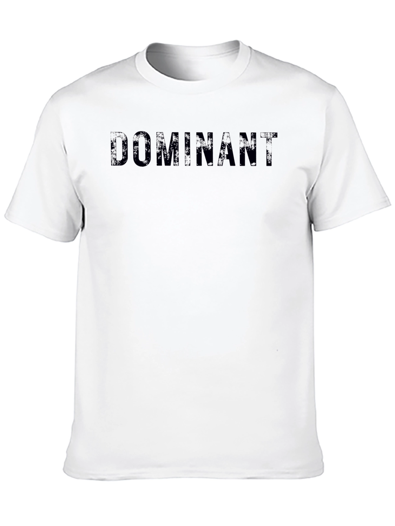 Dominant Black T-Shirt Casual Streetwear Style