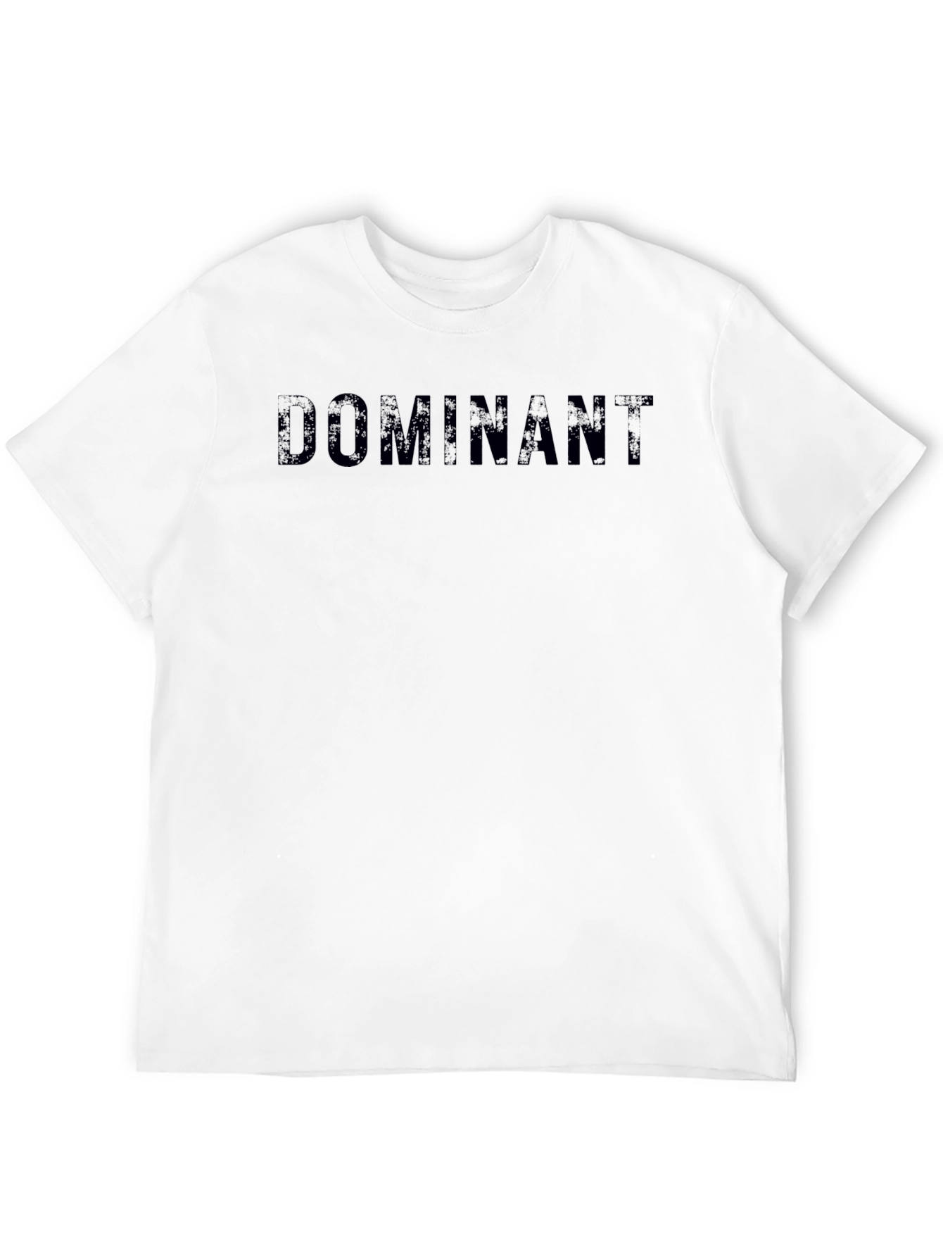 Dominant Black T-Shirt Casual Streetwear Style