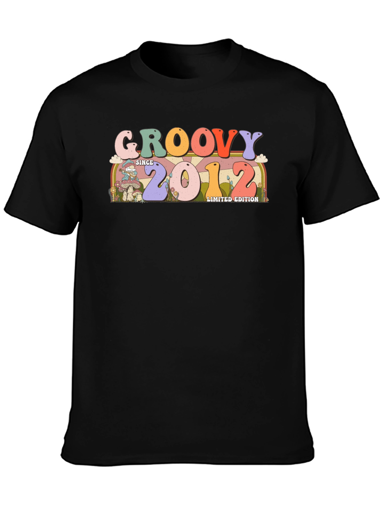 Groovy Since 2012 Limited Edition Black T-Shirt