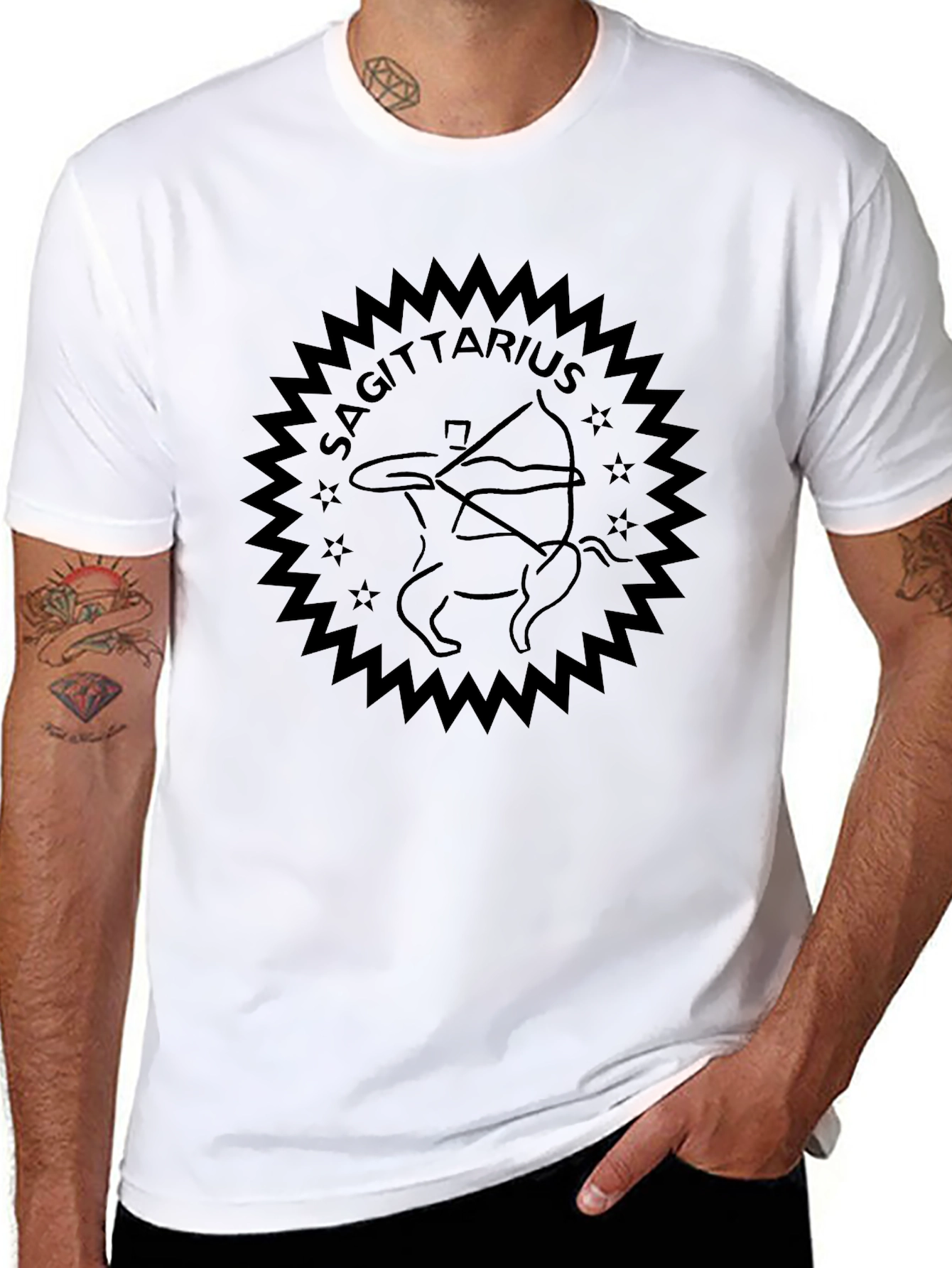 Sagittarius Zodiac Sign Graphic T-Shirt