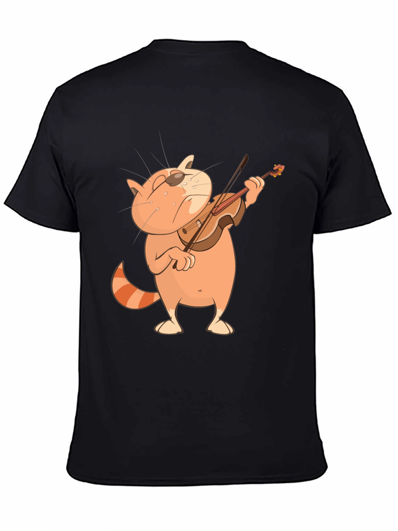 Cat Violinist Graphic Tee