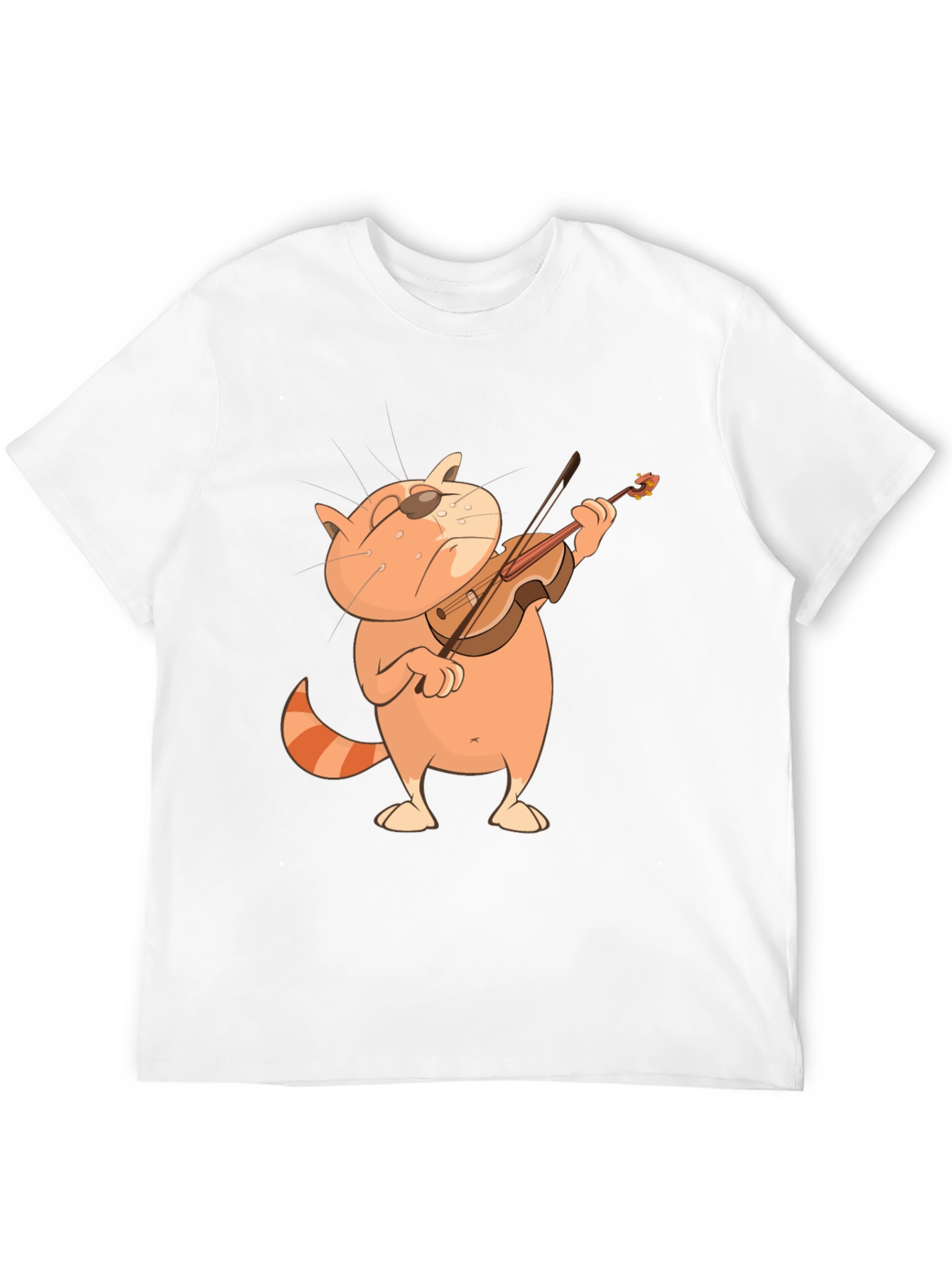 Cat Violinist Graphic Tee