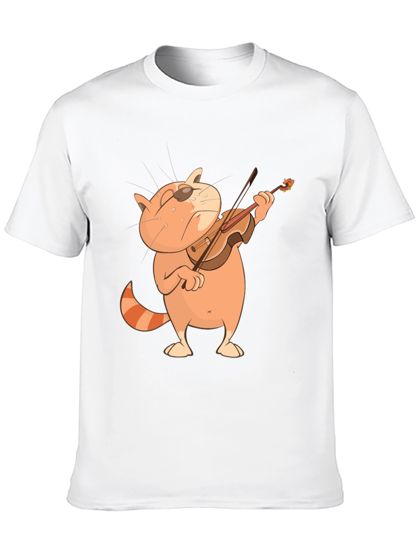 Cat Violinist Graphic Tee