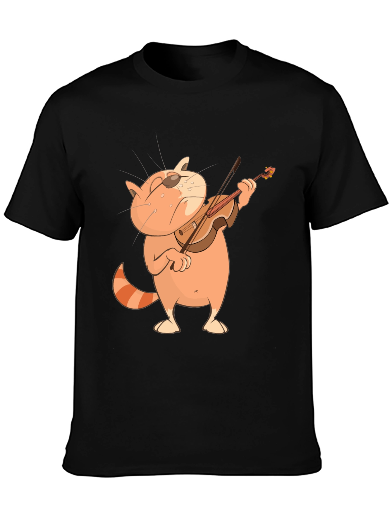 Cat Violinist Graphic Tee
