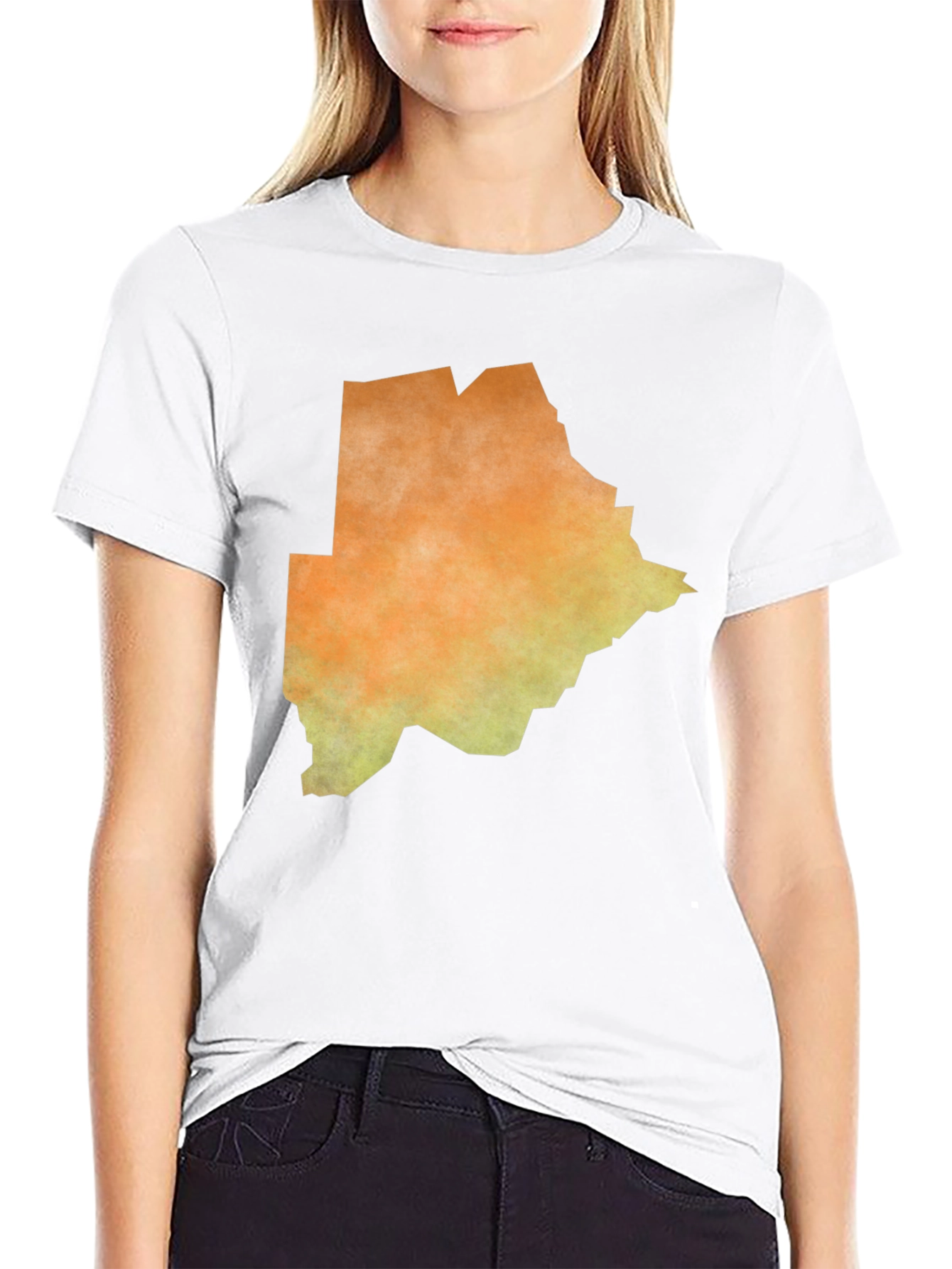 Botswana Map T-Shirt - Unique African Design