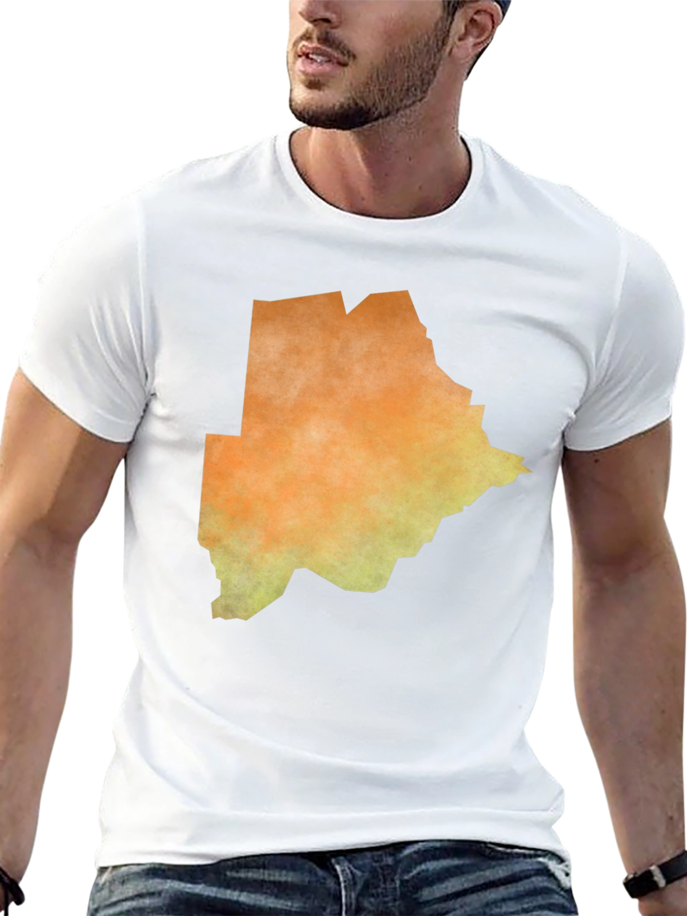 Botswana Map T-Shirt - Unique African Design