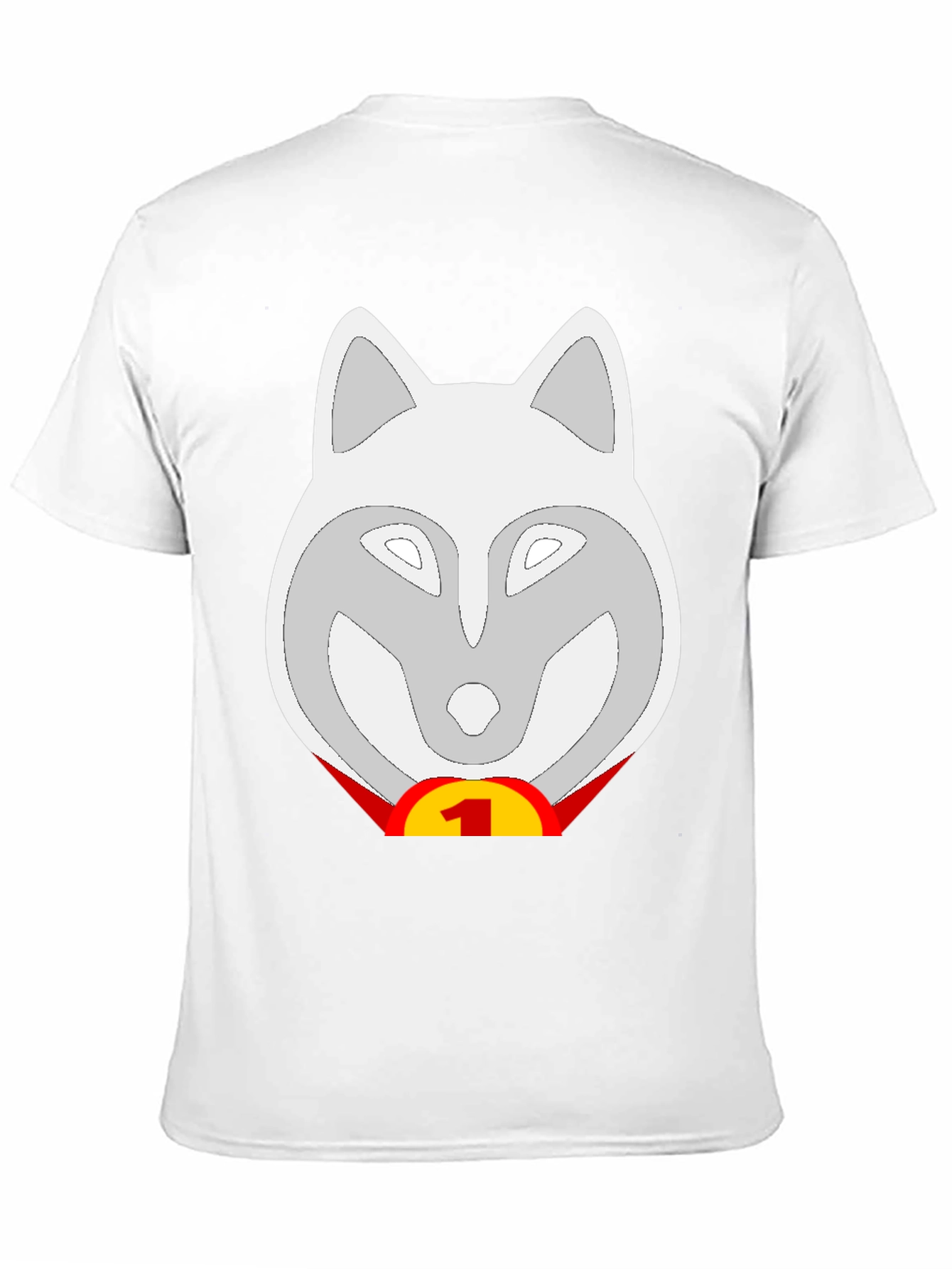Wolf Number One Fan T-Shirt - Black