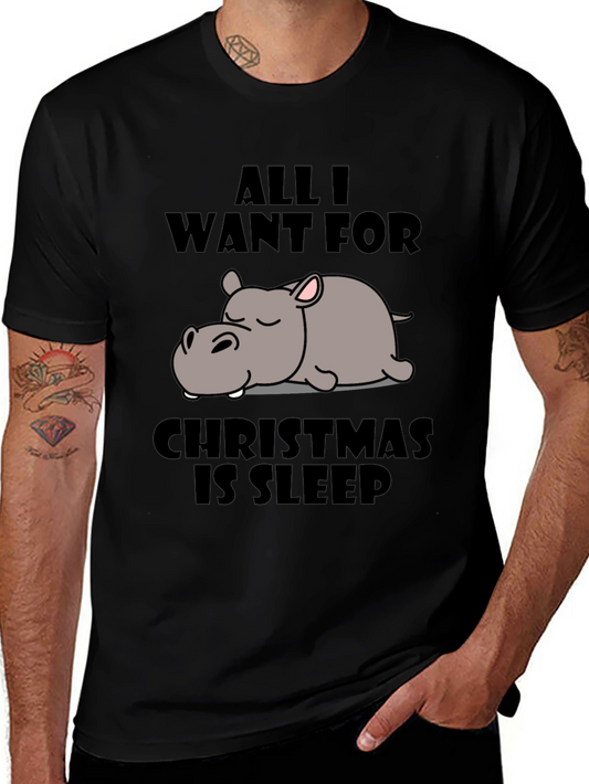 All I Want for Christmas Sleep T-Shirt