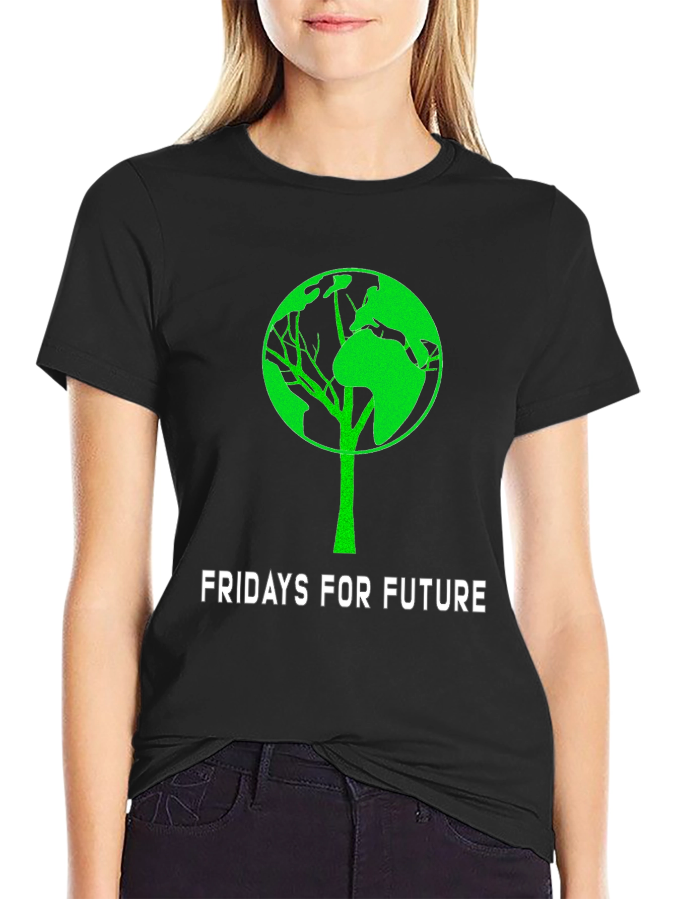 Fridays For Future Earth Tree Graphic Tee