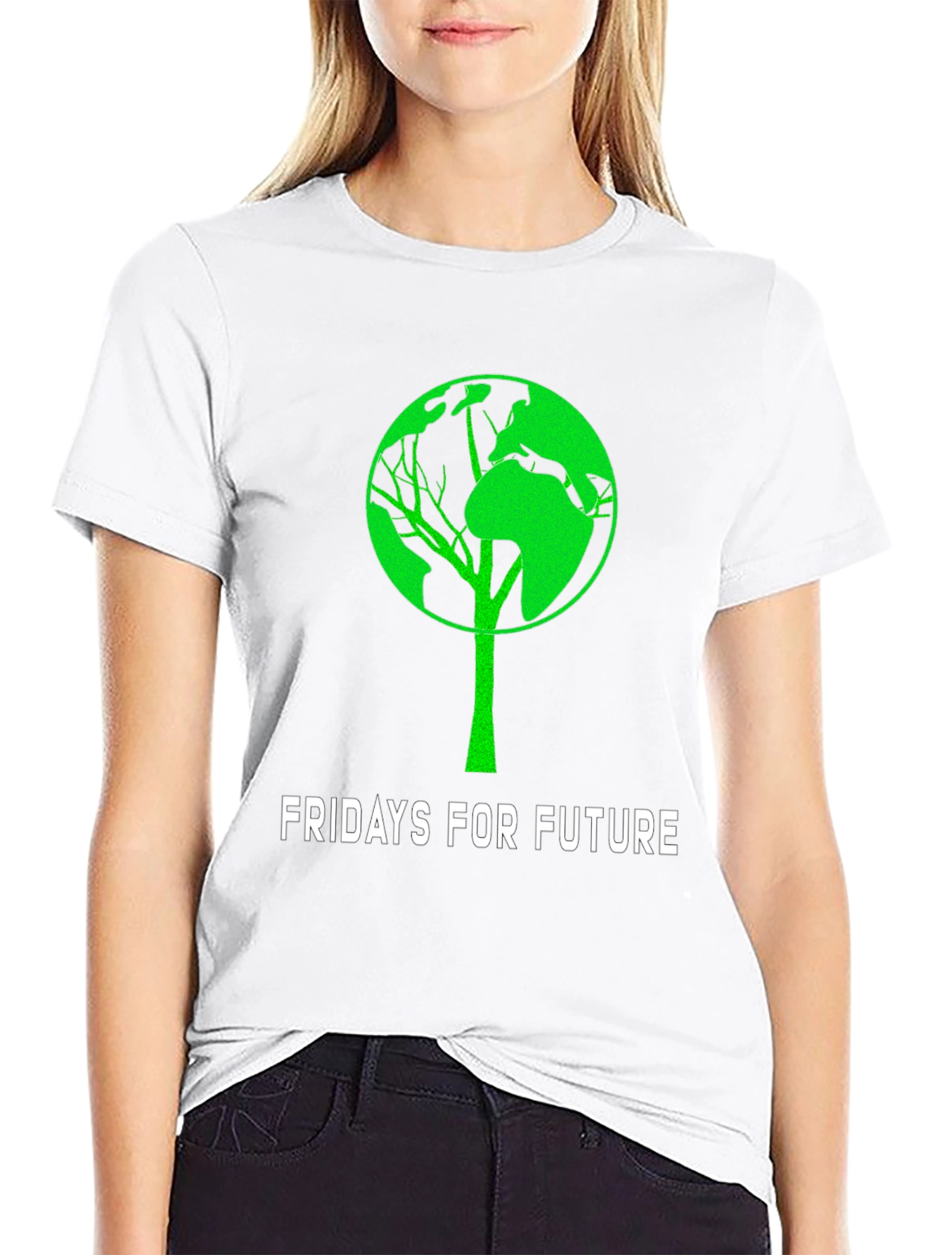 Fridays For Future Earth Tree Graphic Tee