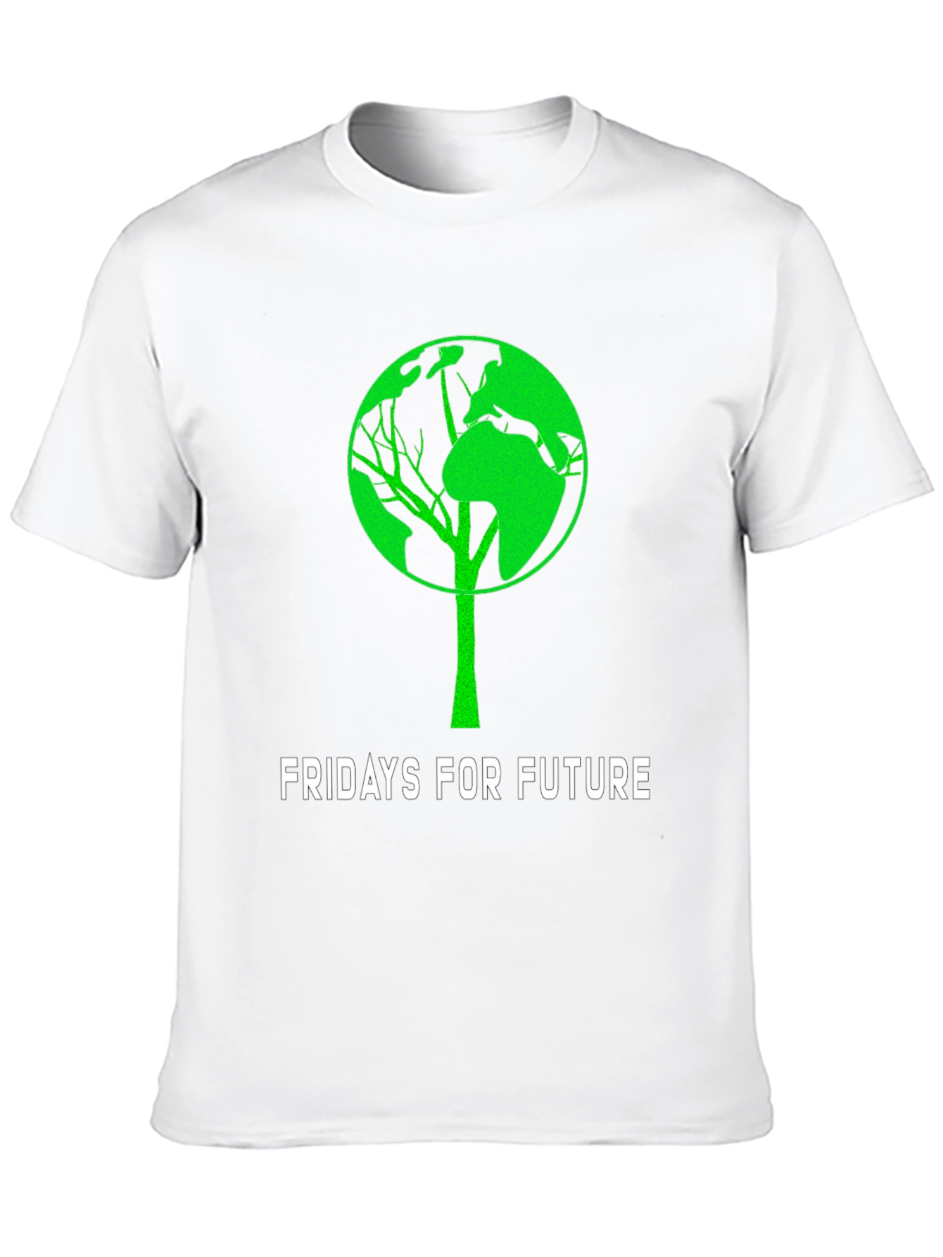 Fridays For Future Earth Tree Graphic Tee
