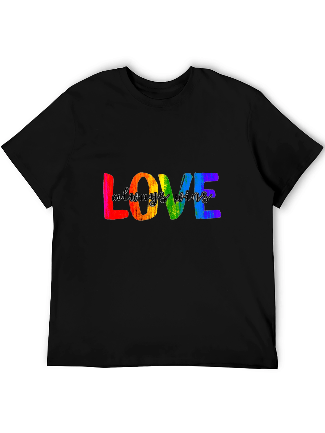 Love Wins Pride T-Shirt - Rainbow LGBTQ+ Tee
