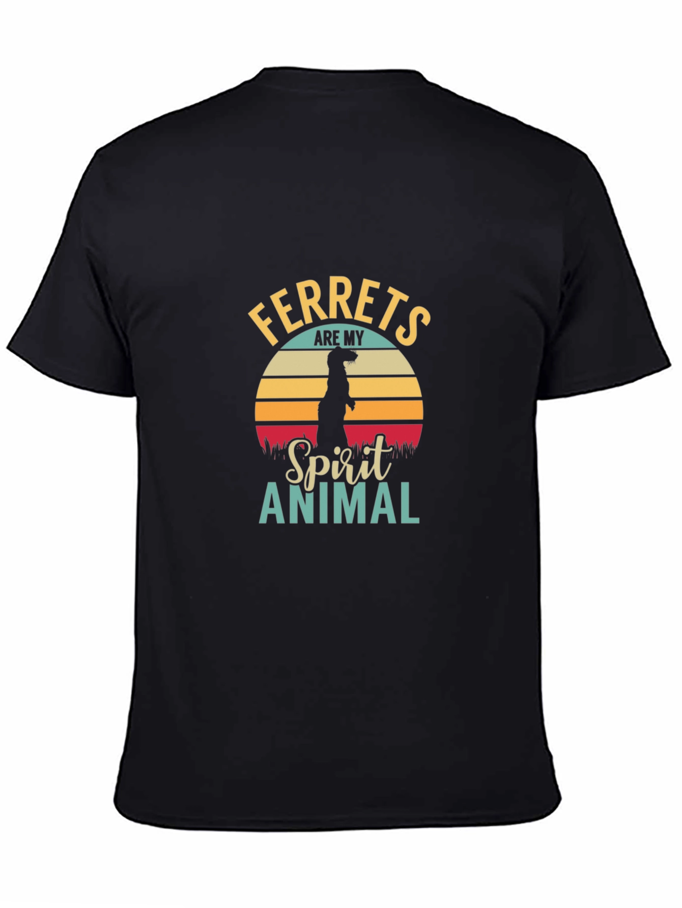 Ferret Spirit Animal Graphic Tee