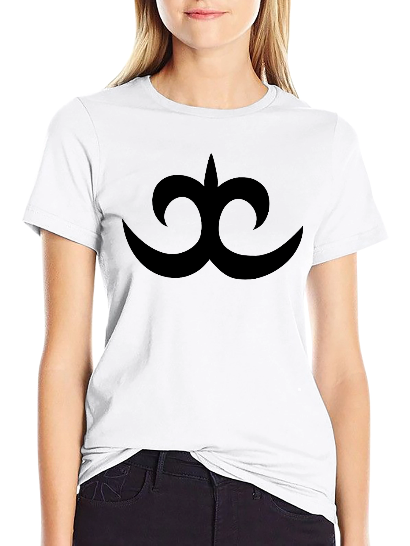 Symbol Graphic Black T-Shirt - Modern Casual Wear