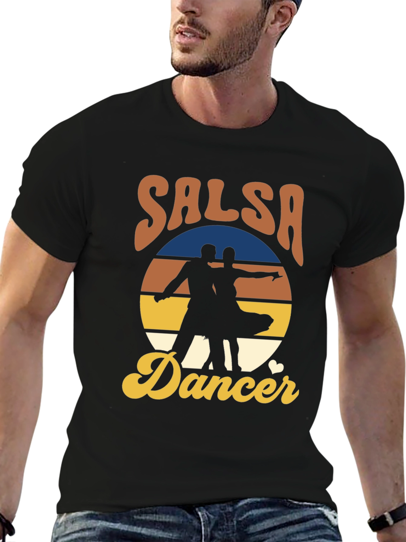 Salsa Dancer Retro T-Shirt - Dance the Night Away!