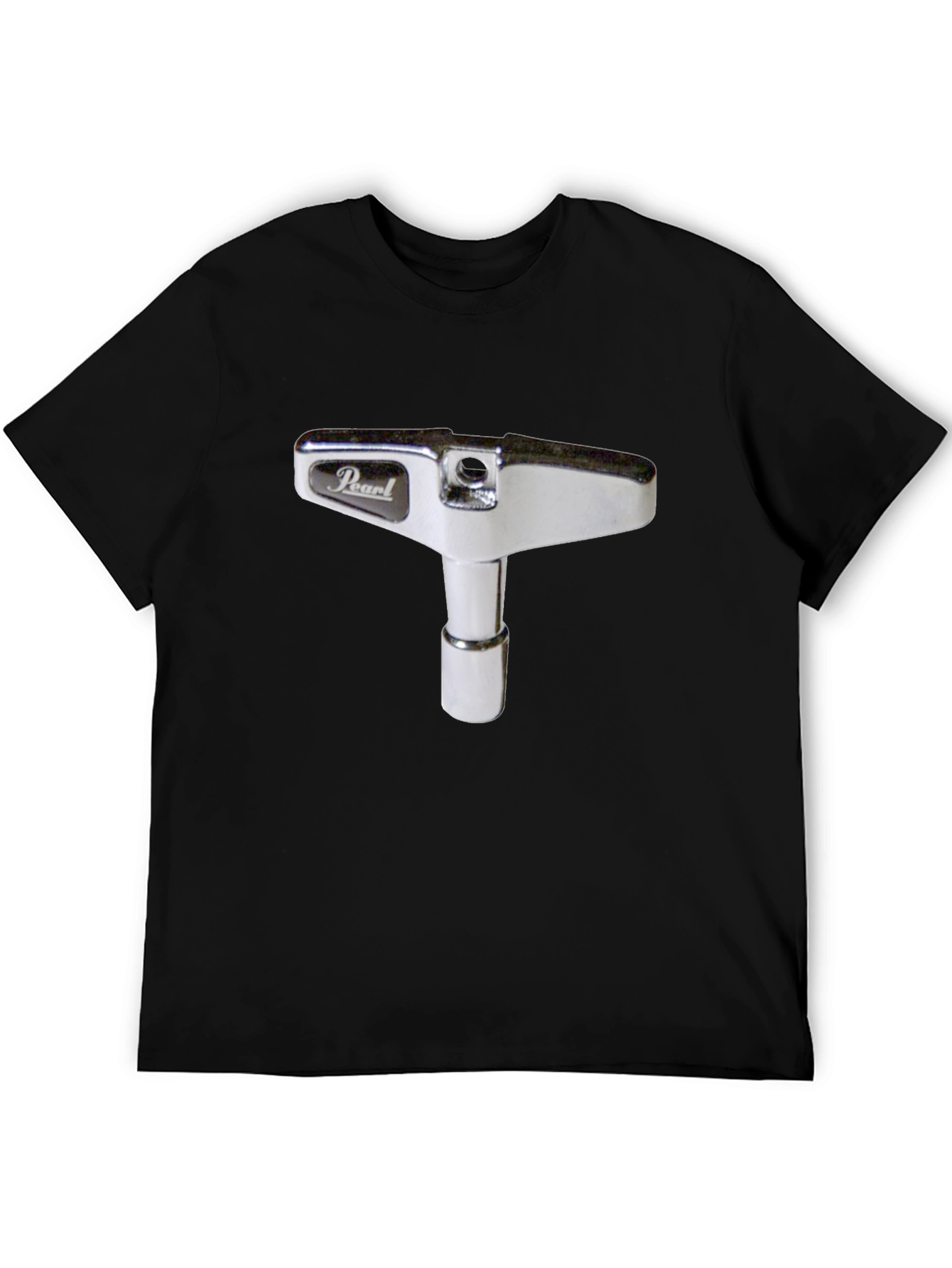 Pearl Drum Key T-Shirt - Black Musician Apparel
