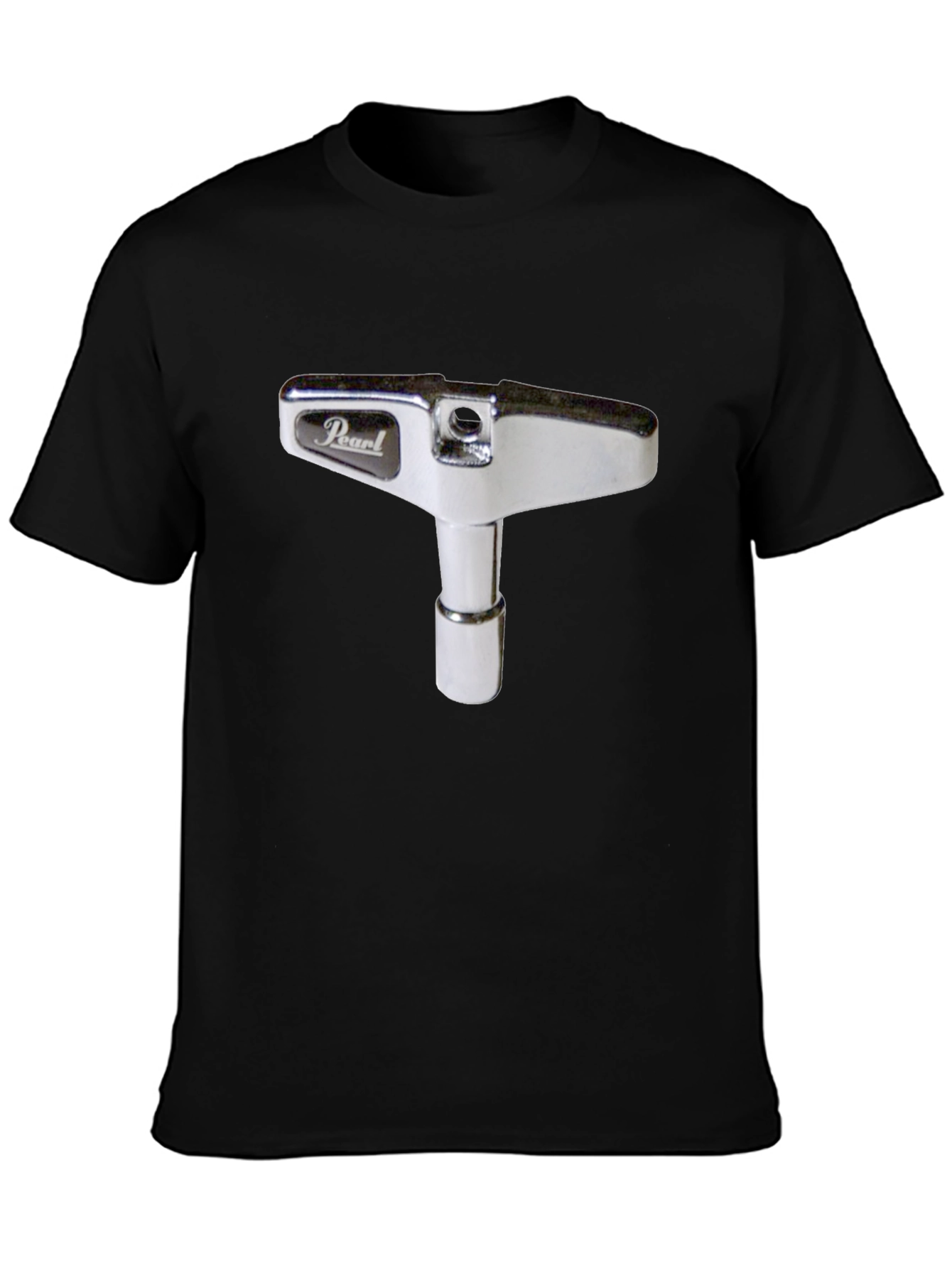 Pearl Drum Key T-Shirt - Black Musician Apparel
