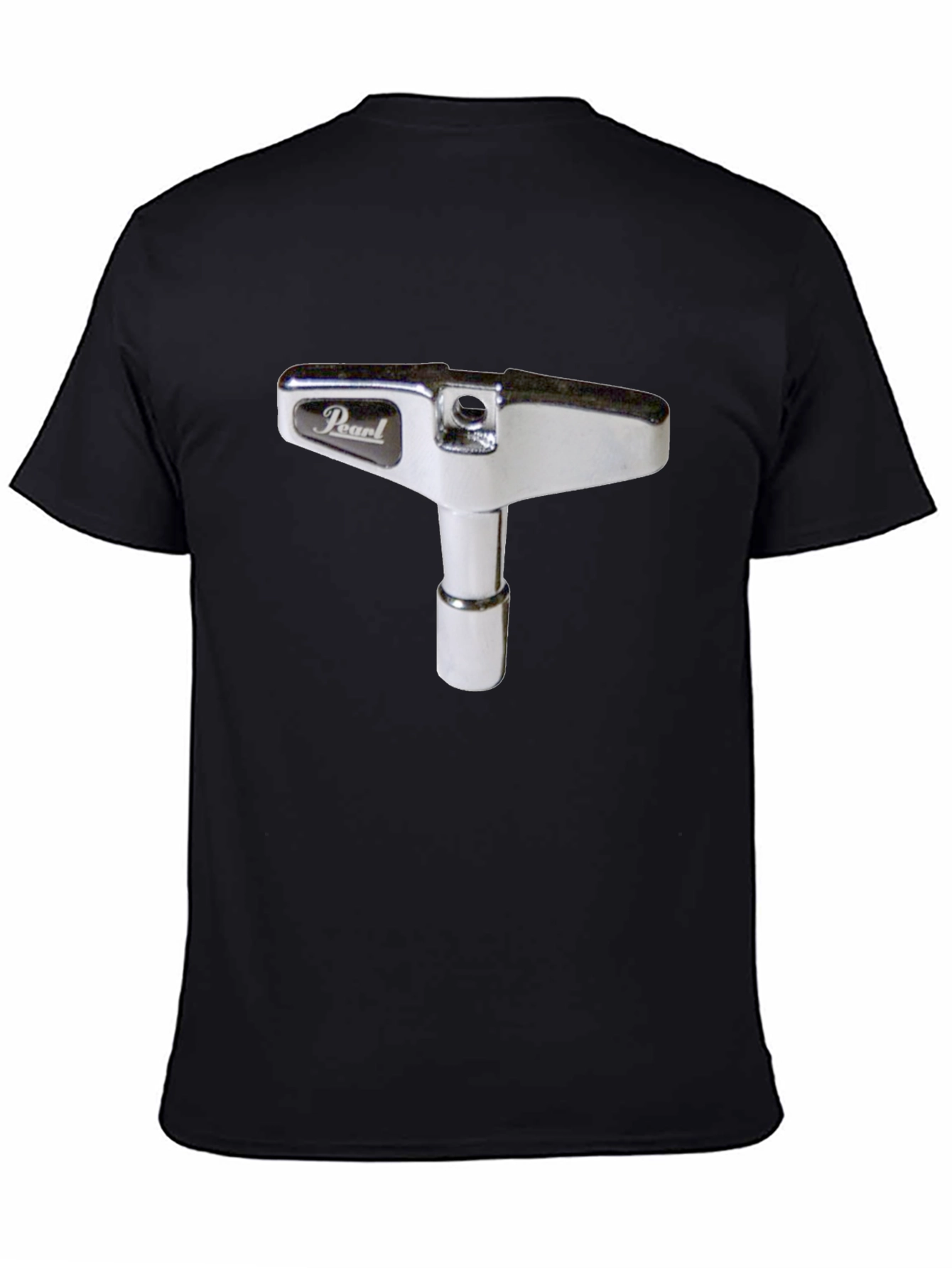 Pearl Drum Key T-Shirt - Black Musician Apparel