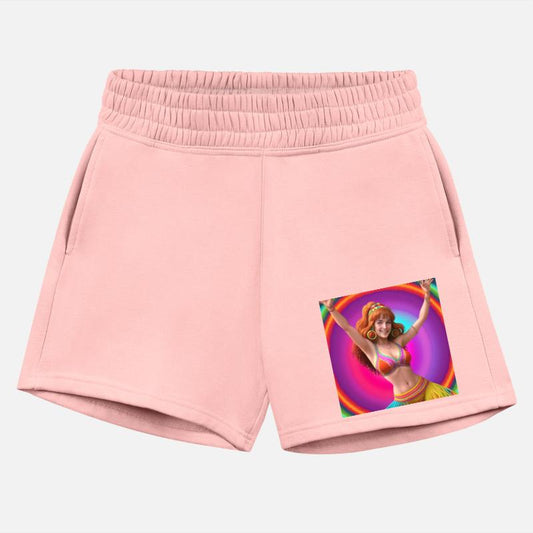 70's Hippie Woman Dances Groovy