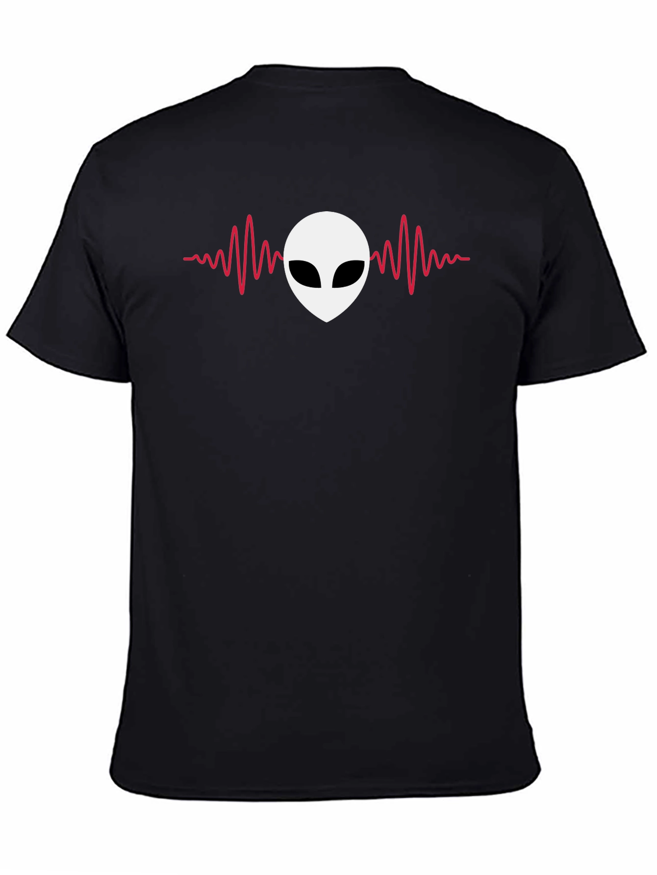 Alien Heartbeat T-Shirt - Mens Black Tee