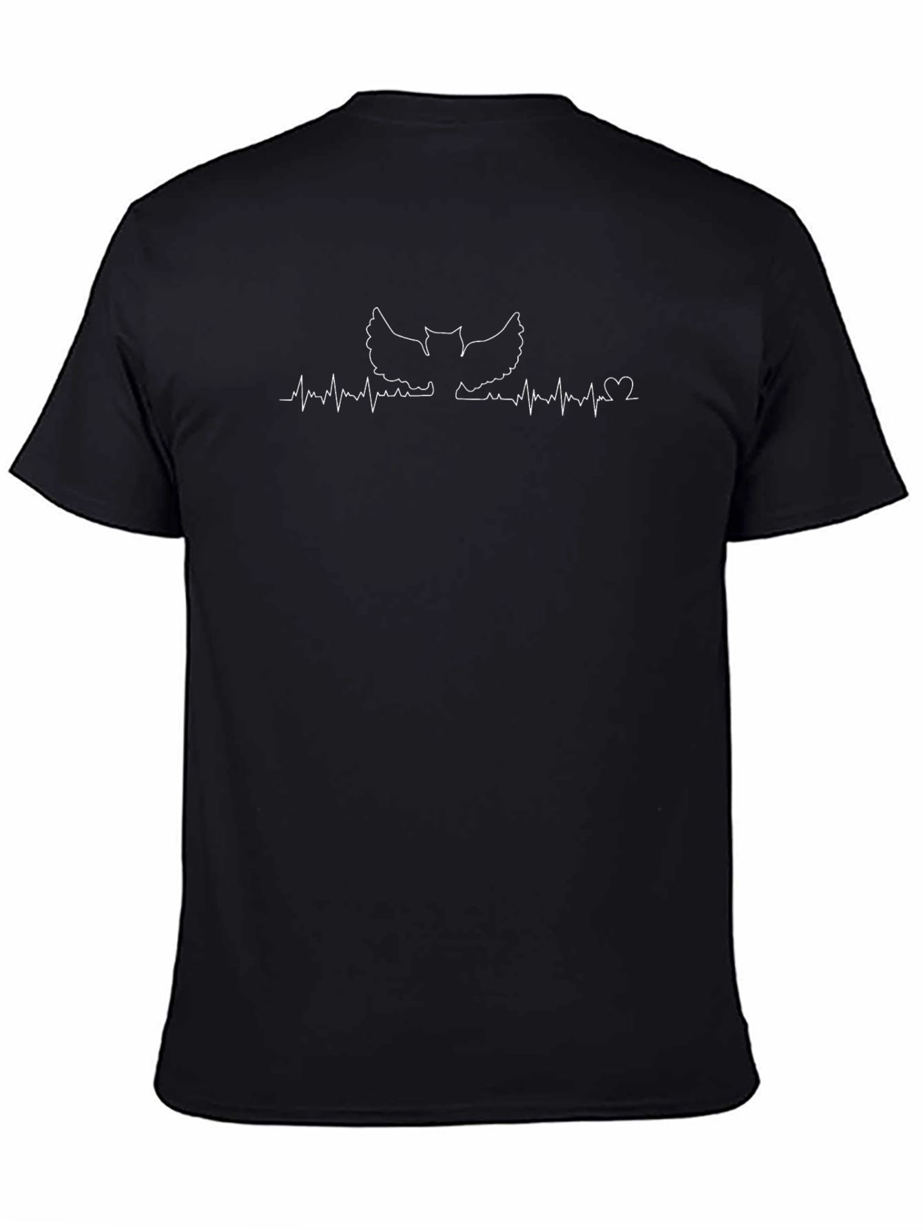 Owl Heartbeat Graphic Tee - Stylish Bird Lover Shirt