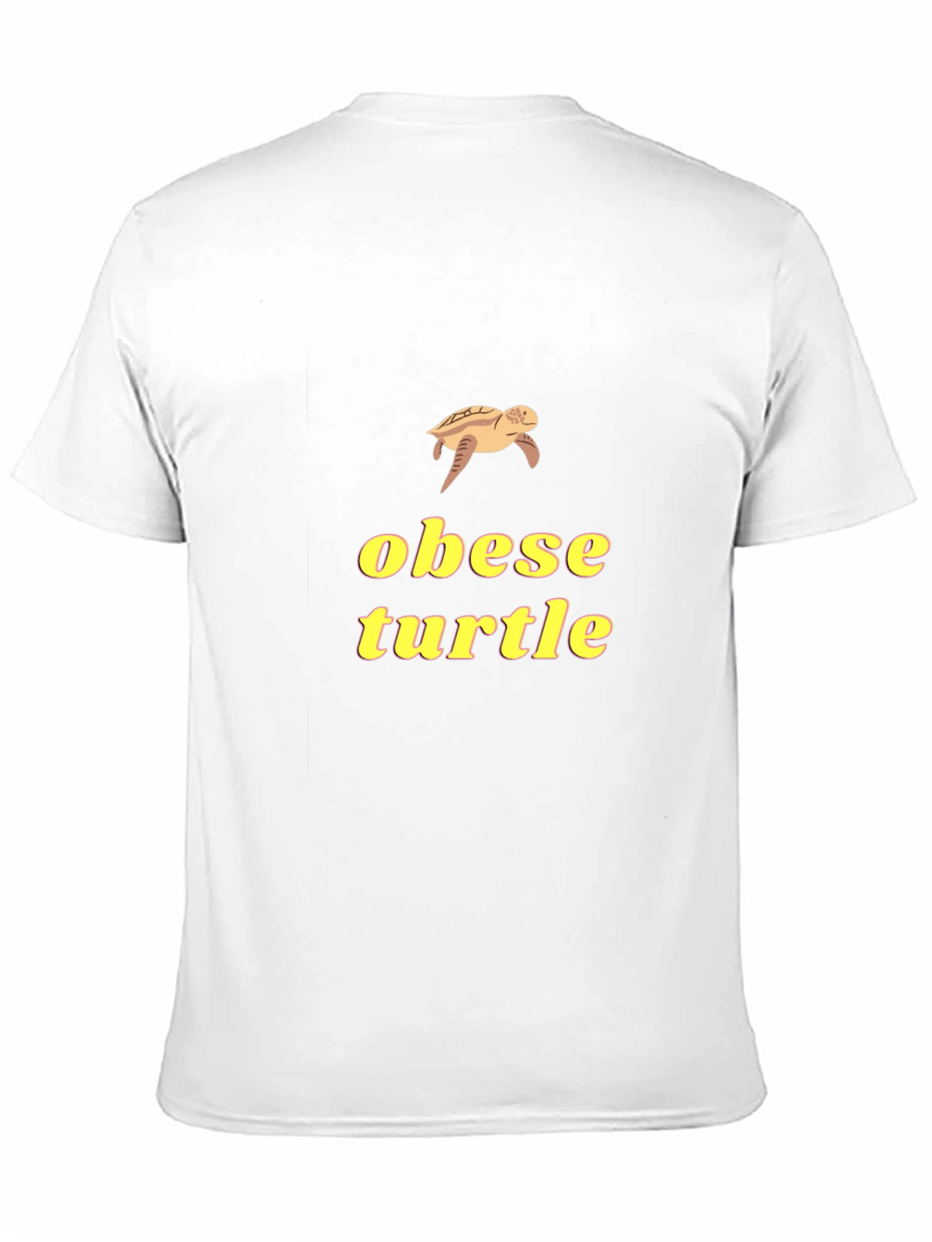 Obese Turtle Graphic Tee - Funny Novelty Shirt