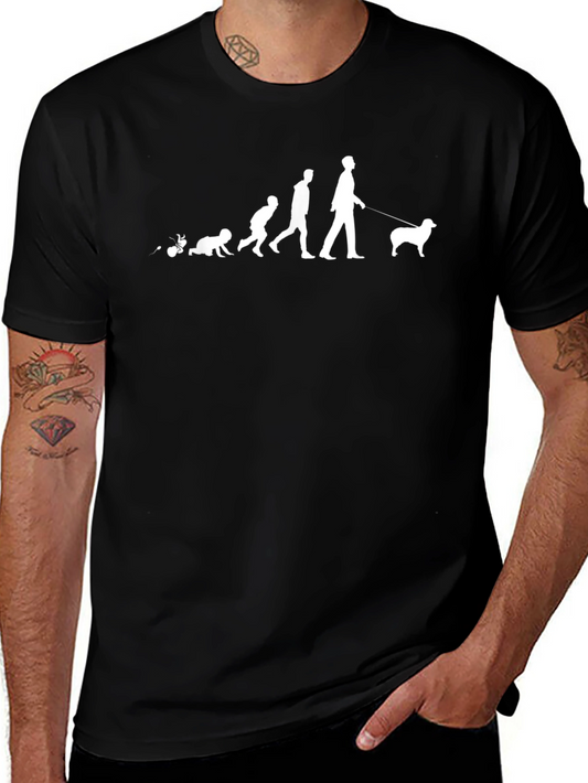 Evolution of Dog Walker T-Shirt