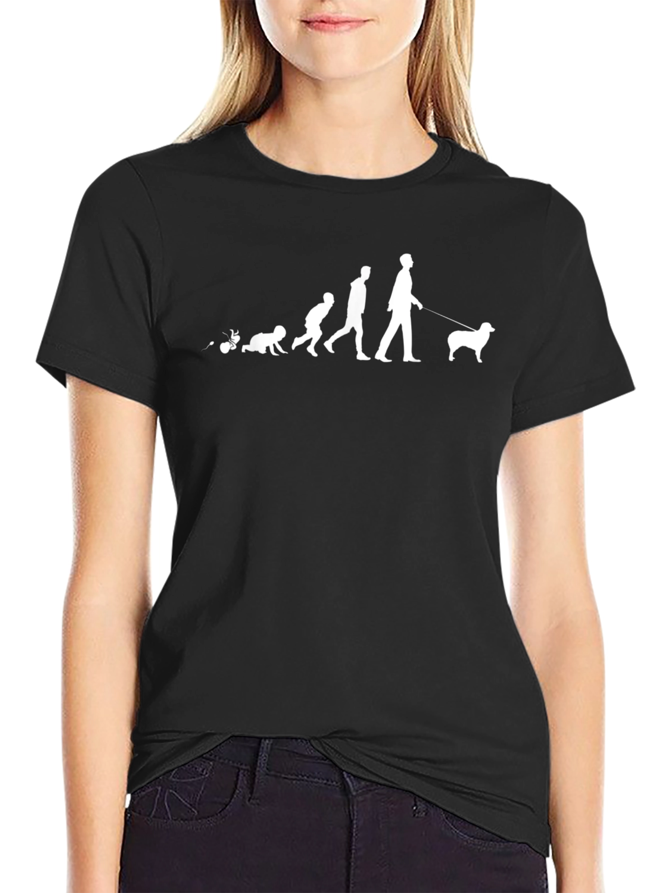 Evolution of Dog Walker T-Shirt
