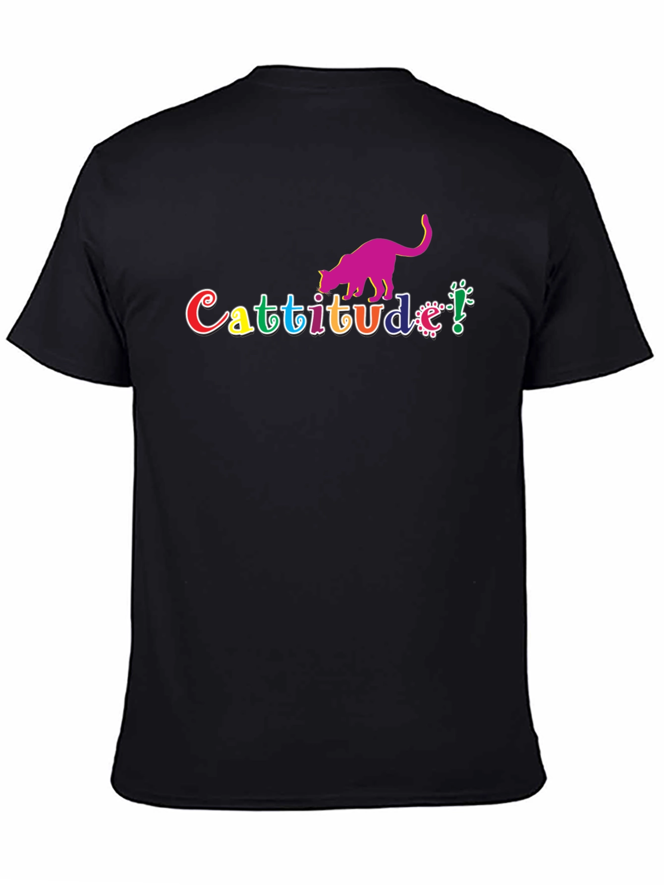 Cattitude T-Shirt - Quirky Cat Lover Tee