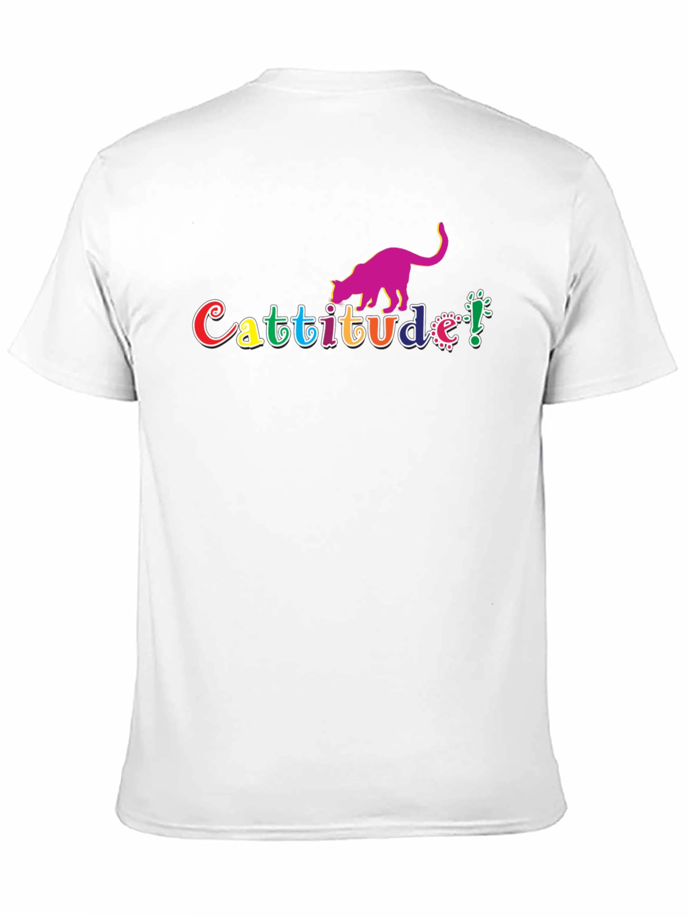 Cattitude T-Shirt - Quirky Cat Lover Tee