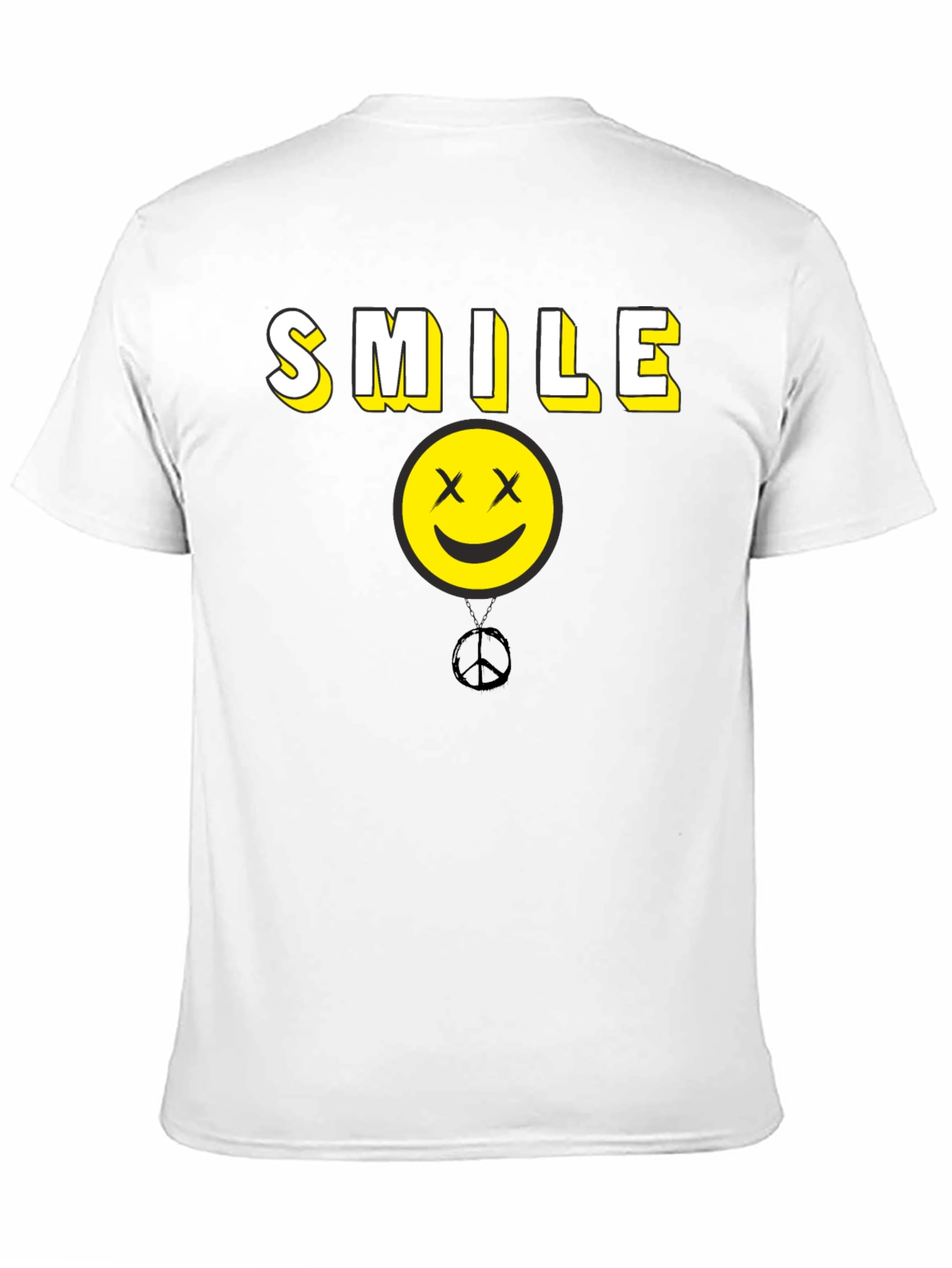 Smile Graphic Tee - Peace Happy Face