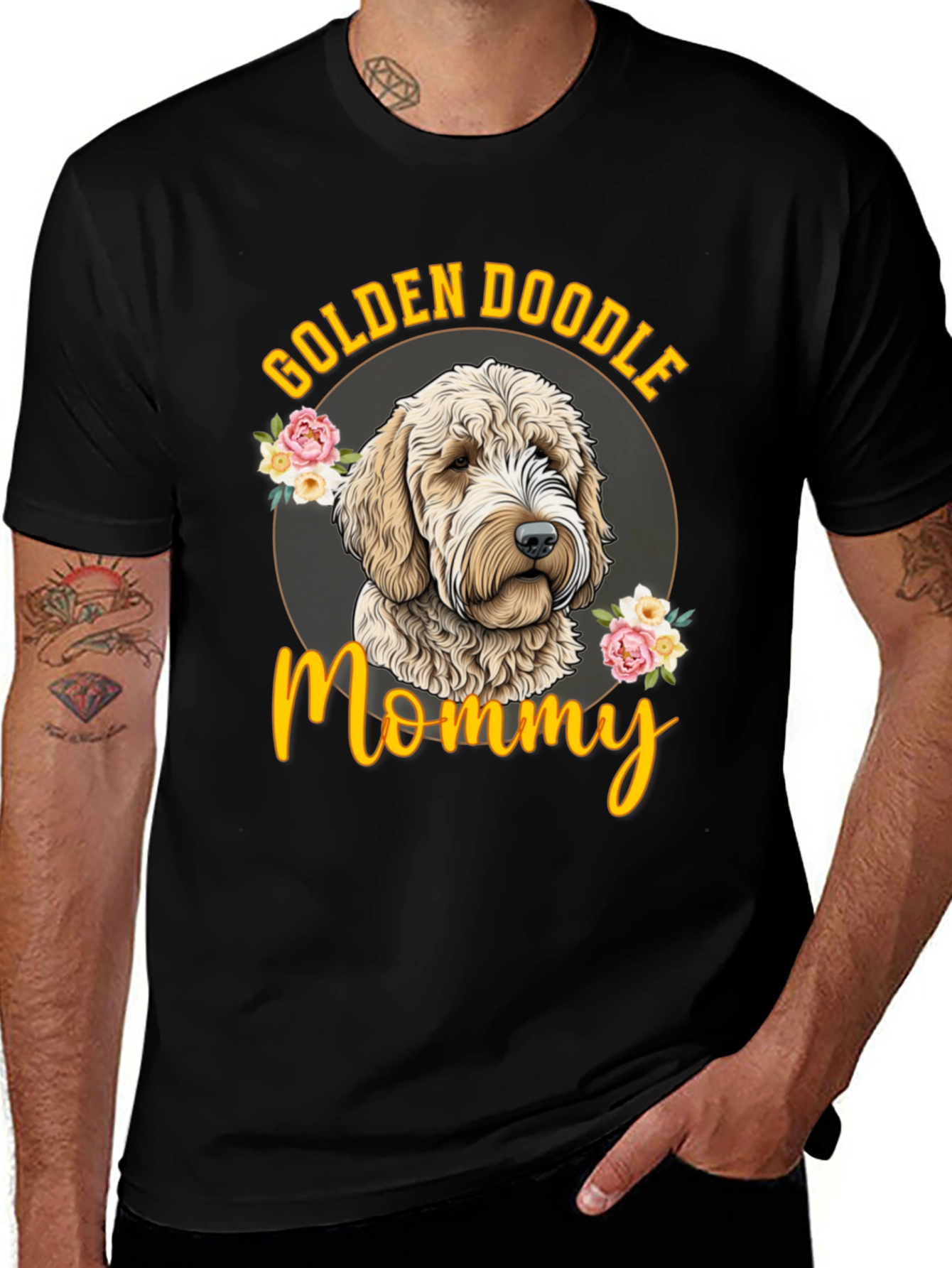 Golden Doodle Mommy Graphic T-Shirt