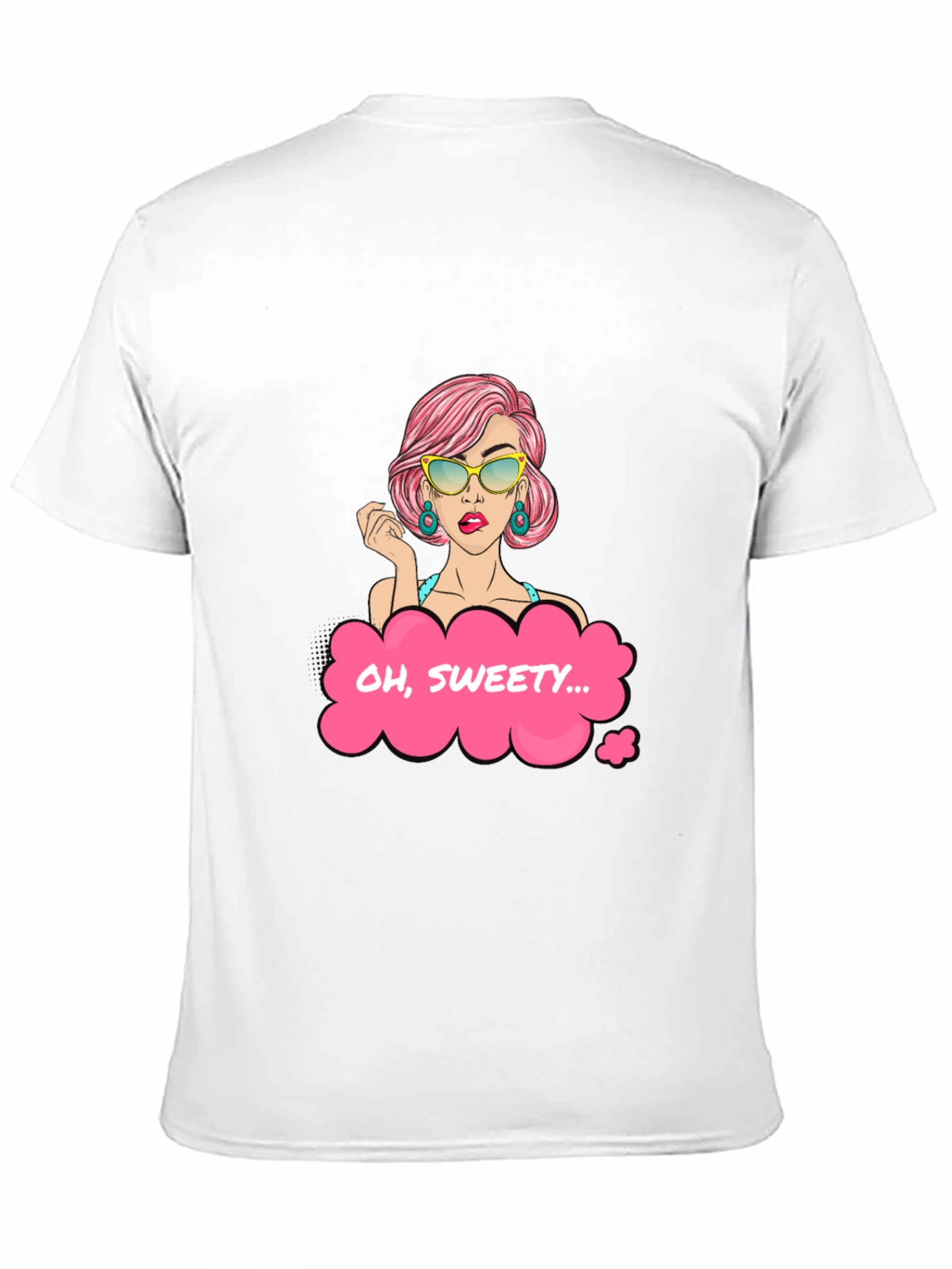 Oh Sweety Graphic T-Shirt - Stylish Pop Art Design