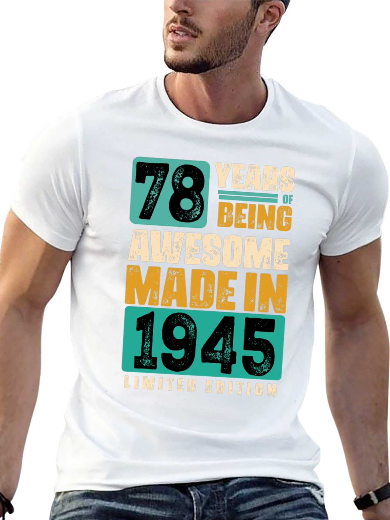 78 Years Awesome Made in 1945 Limited Edition T-Shirt