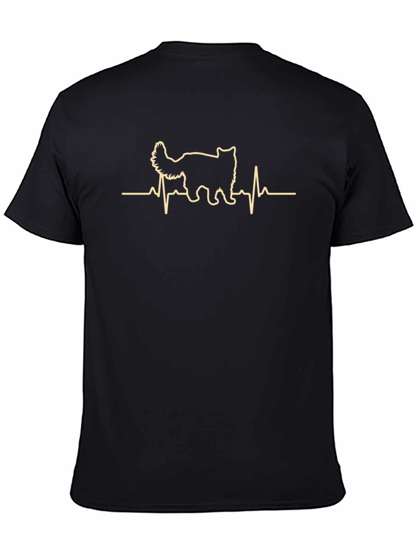 Cat Lover Heartbeat T-Shirt - Cute Pet Tee