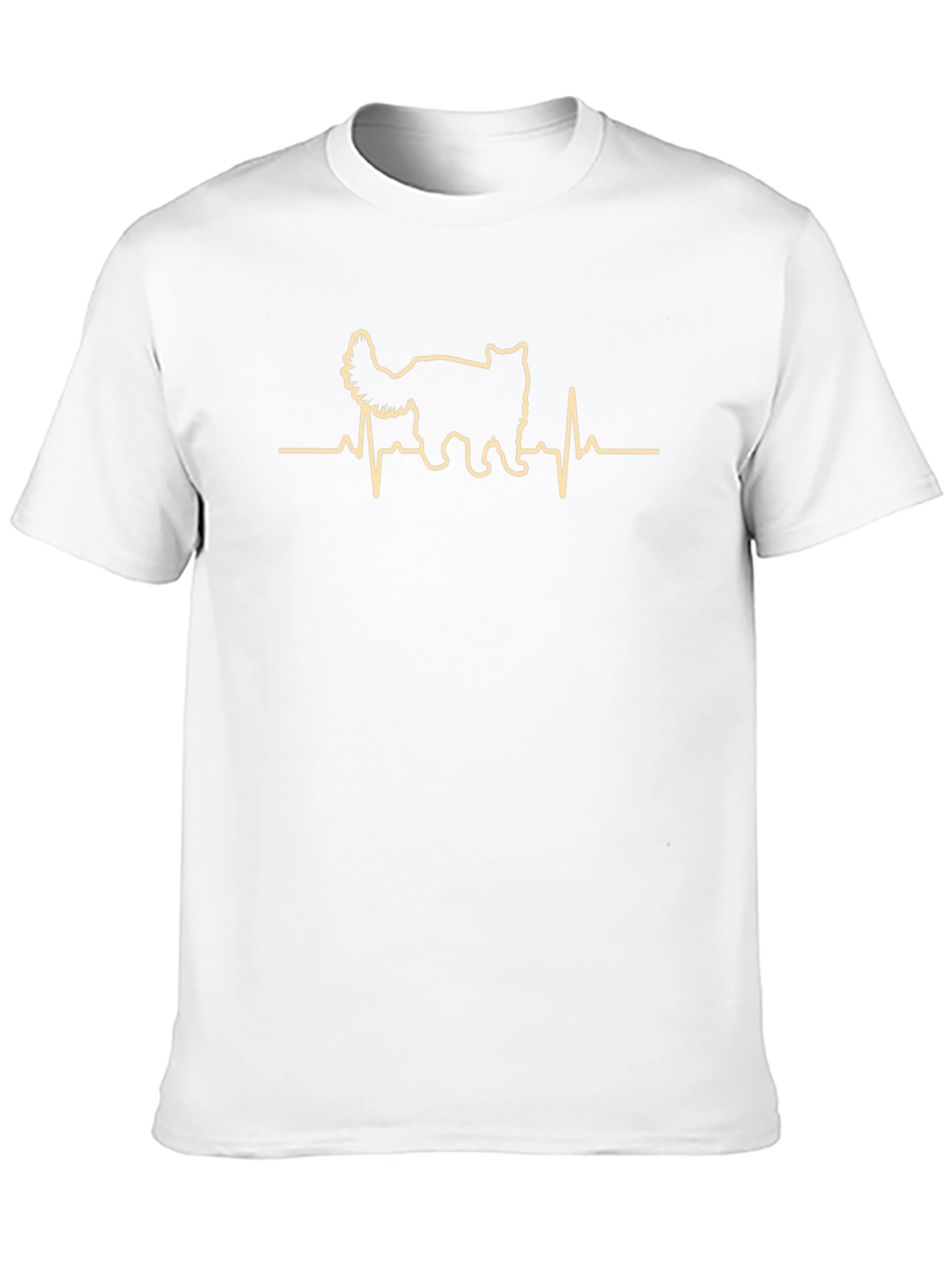 Cat Lover Heartbeat T-Shirt - Cute Pet Tee