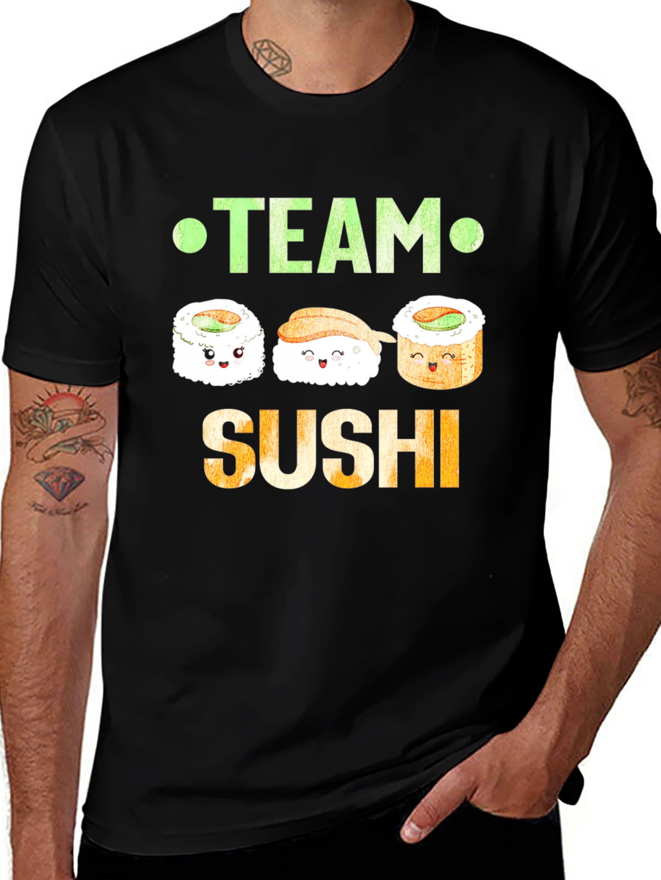 Team Sushi Graphic T-Shirt - Cute Sushi Lover Tee
